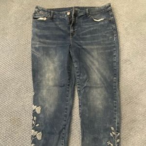 Chico's embellished Jeggings Size 3R / 16W